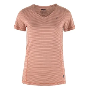 Rabatt Fjallraven Abisko Cool Damen T-Shirt - Dusty Rose