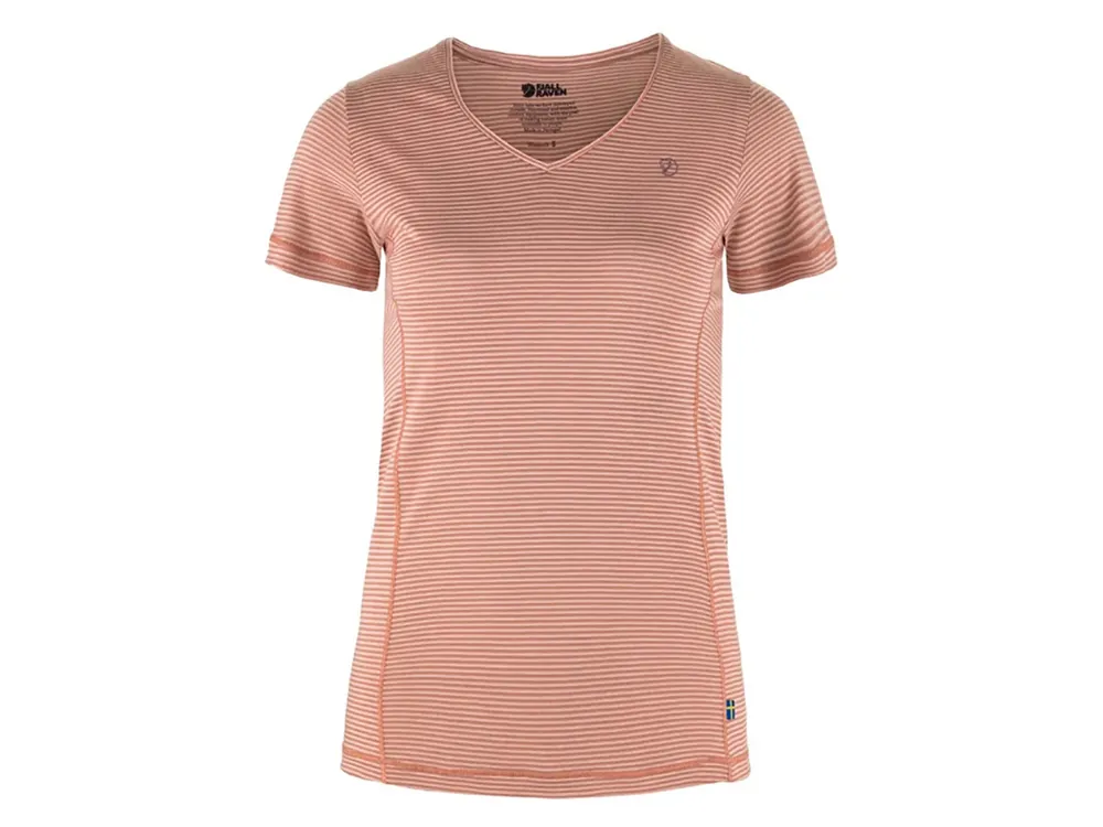 Rabatt Fjallraven Abisko Cool Damen T-Shirt - Dusty Rose