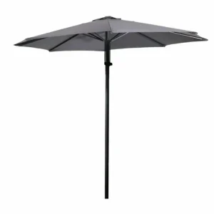 Expressversand Lesli Living Libra 300 cm push-up Sonnenschirm - Grey