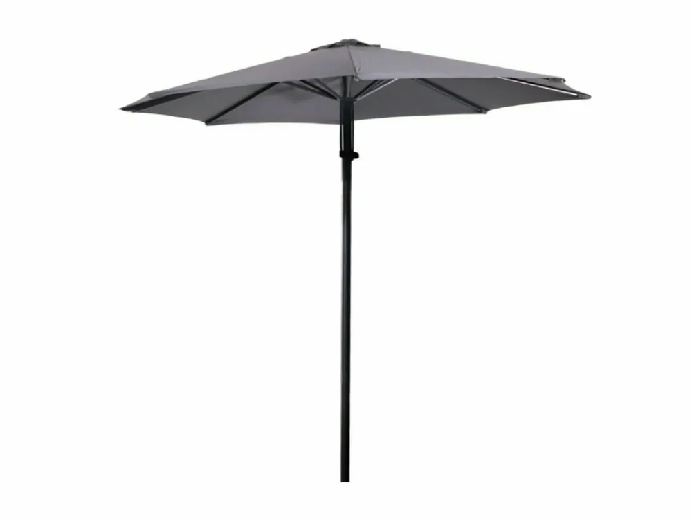 Expressversand Lesli Living Libra 300 cm push-up Sonnenschirm - Grey