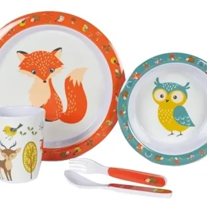 Kampa Woodland Creatures 5-teiliges Kindergeschirrset Sonderaktion