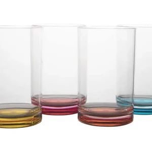 Direkt Vom Hersteller Gimex Colour Line Rainbow 320ml set van 4 Wassergläser
