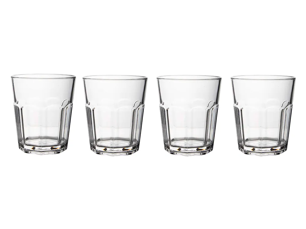 Abverkauf Gimex Solid Line 200 ml Set von 4 Wassergläser