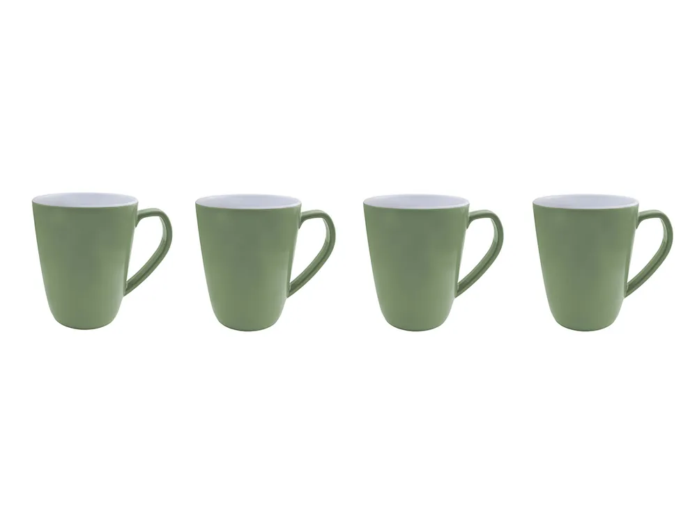 Sonderaktion Bo-Camp Two-Tone L Satz mit 4 Bechern - Green