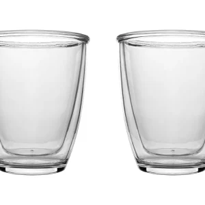 Bo-Camp 340 ml Set von 2 Doppelwandiges Isolierter Gläser Super-Preis