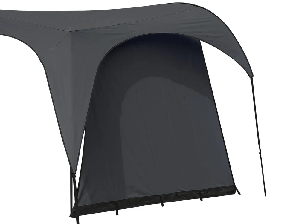 Campooz Travelling Seitenwand ohne Fenster - Schwarz Knallerangebot