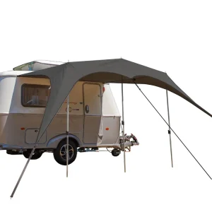 Campooz Travelling Sonnensegel 260 cm - Schwarz Knallerangebot