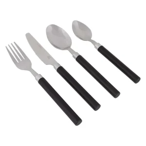 Bo-Camp 16-Teiliges Besteckset - Black Versand Am Gleichen Tag