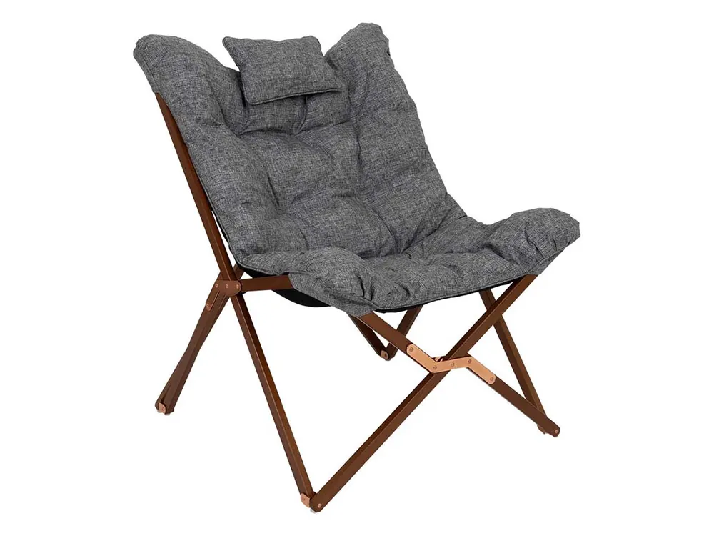 Markenware Bo-Camp Urban Bloomsbury Comfort Grey Relaxsessel
