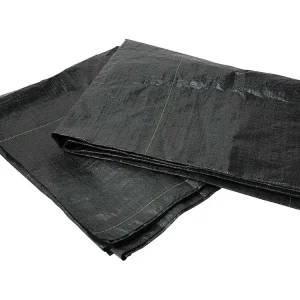 Bo-Camp 3 x 2 meter Black Eco Bodentuch - Black Sale
