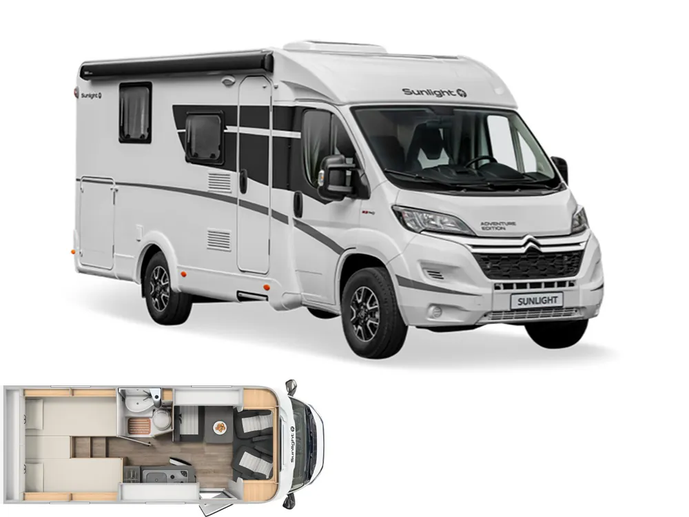 Sunlight V66 Adventure Edition 2024 Wohnmobil Preis Gesenkt