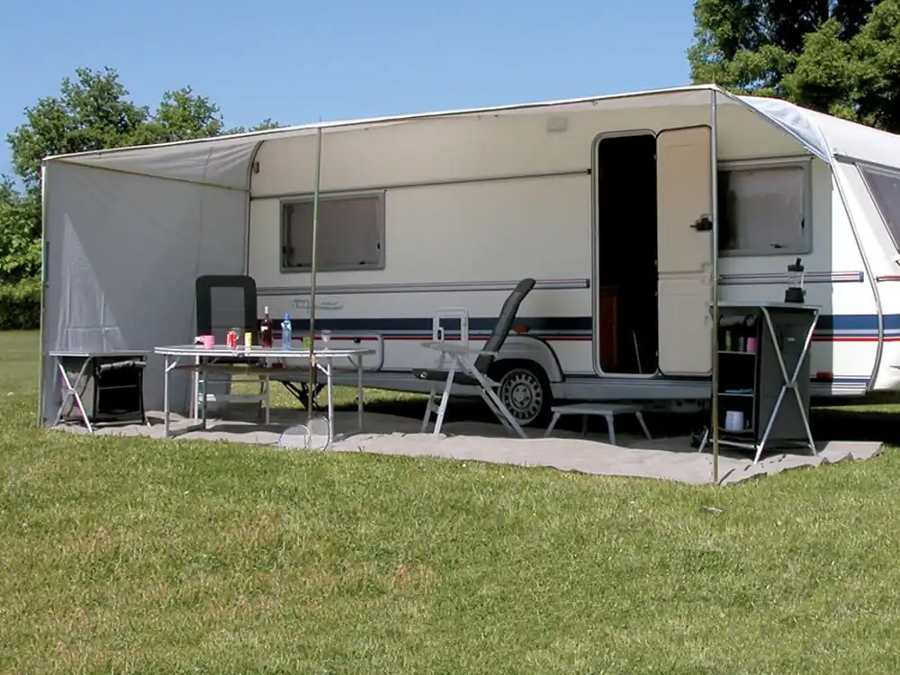 Schneller Versand Eurotrail Größe 12 900 cm Schiebemarkise 240 mit Seitenwand