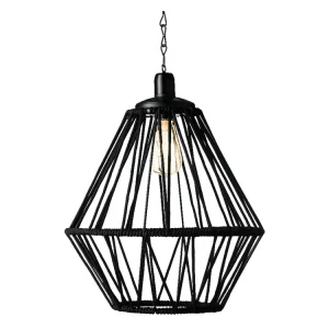Aktuell Lumineo Black Seil Solar-Hängelampe
