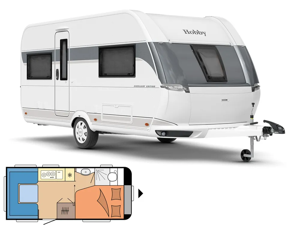 Hobby Excellent Edition 460 UFe 2024 Wohnwagen Ausverkauf