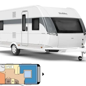 Hobby Prestige 560 FC 2024 Wohnwagen Schnäppchen