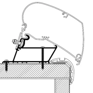 Super-Preis Thule Carthago Malibu / Fendt ≥ 2023 500 cm Roof Adapter