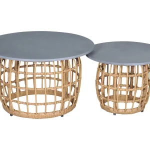 Outdoor Feelings Fontana 2-er Set Beistelltische Mega-Angebot