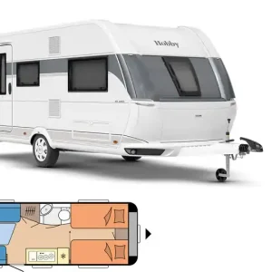 Bestpreis Hobby De Luxe 495 UL Wohnwagen
