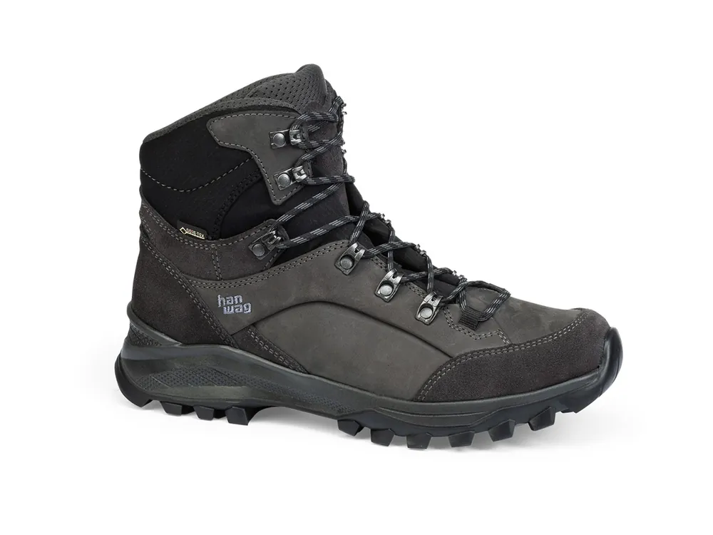 Expressversand Hanwag Banks GTX Asphalt/Asphalt herren wanderschuhe