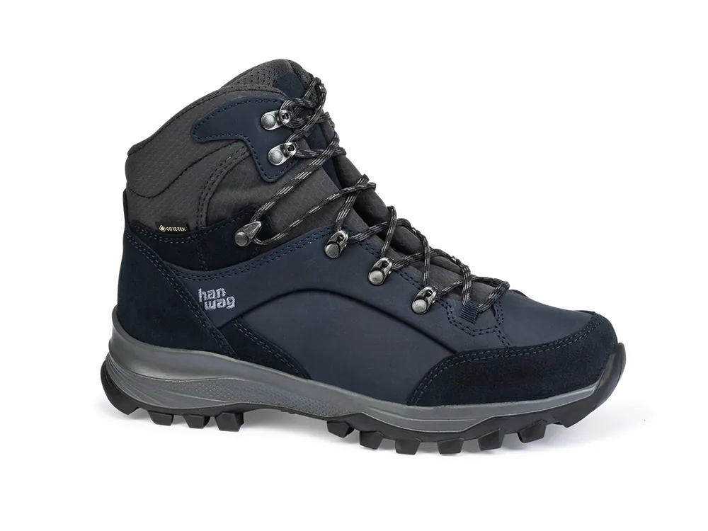 Hanwag Banks GTX Navy/Asphalt damen wanderschuhe Meistverkauft