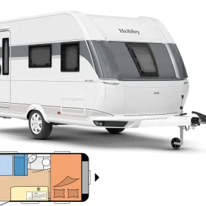 Hobby De Luxe 440 SF 2024 Wohnwagen Top-Angebot