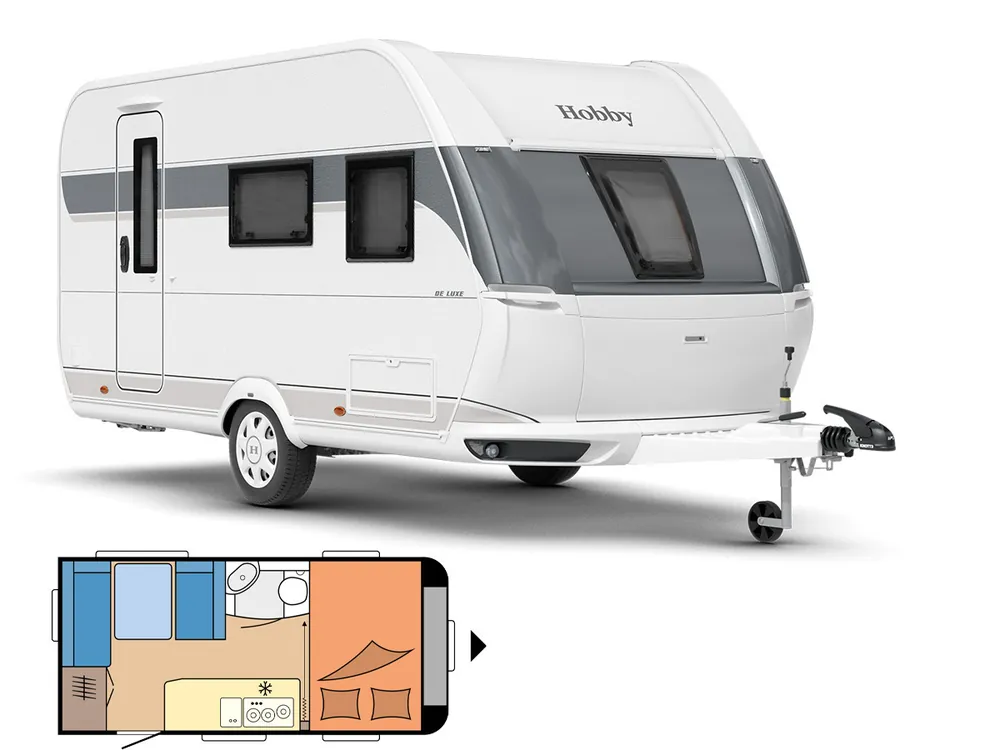 Hobby De Luxe 440 SF 2024 Wohnwagen Top-Angebot