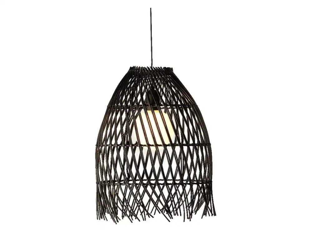 Lumineo Black Rattan Steady Solar-Hängeleuchte Finale Aktion