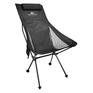 Zertifiziert needventure® Campingstuhl mit hoher Nackenstütze
