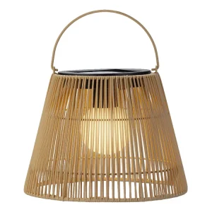 Sichere Zahlung Lumineo Natural Rattan Solar Laterne