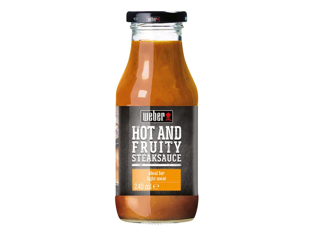 Weber hot and fruity Steaksauce Barbecuesoße Expressversand