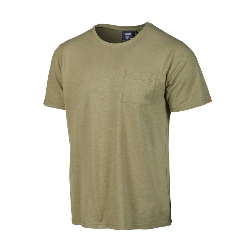 Ivanhoe GY Hobbe hemp grünes Herren-T-Shirt Zertifiziert