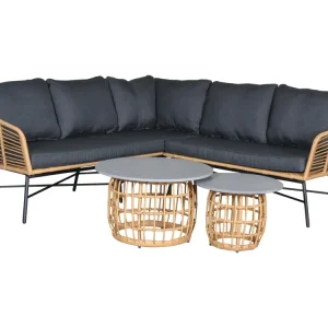 Geprüft Outdoor Feelings Fontana komplettes Eck-Loungeset