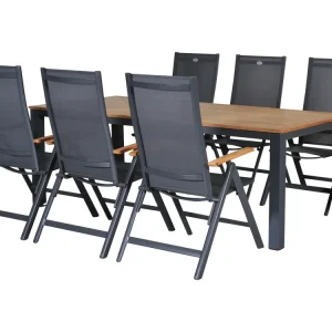 Outdoor Feelings Aruba recliner teak Palais 220 Diningset Neuheit