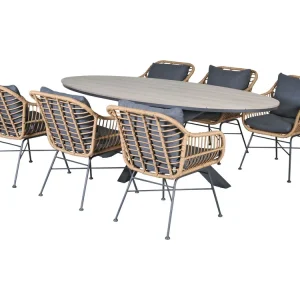 Aktuell Outdoor Feelings Daisy Edson 220 light teak Diningset