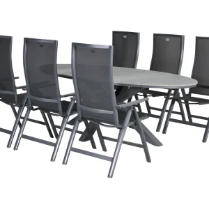 Must-Have Outdoor Feelings Estate Edson 220 grey teak Diningset