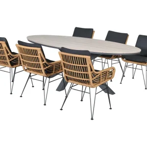 Knallerangebot Outdoor Feelings Sainz Edson 220 light teak Diningset