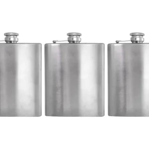 HIXA Edelstahl 200ml Set von 3 Hüftflasche Rabatt