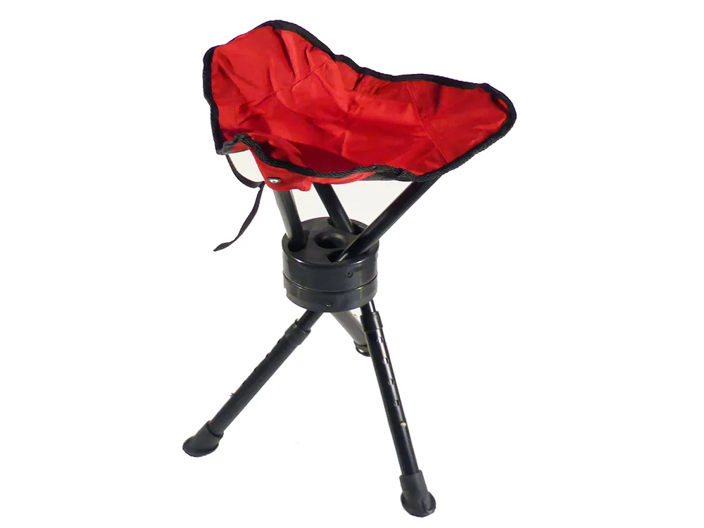 Markenprodukt Repusel Dako Red drehbare Campinghocker