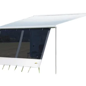 Aktuell DWT Happy Sun Vorderwand 380cm schwarz Markisenvorderwand