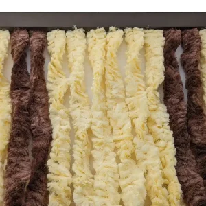 Repusel 185 x 56 cm gelb/braun Chenille Vorhang Markenware
