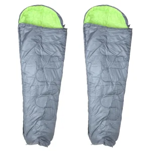 HIXA Polyester 2er-Set Schlafsäcke - Green Super-Preis