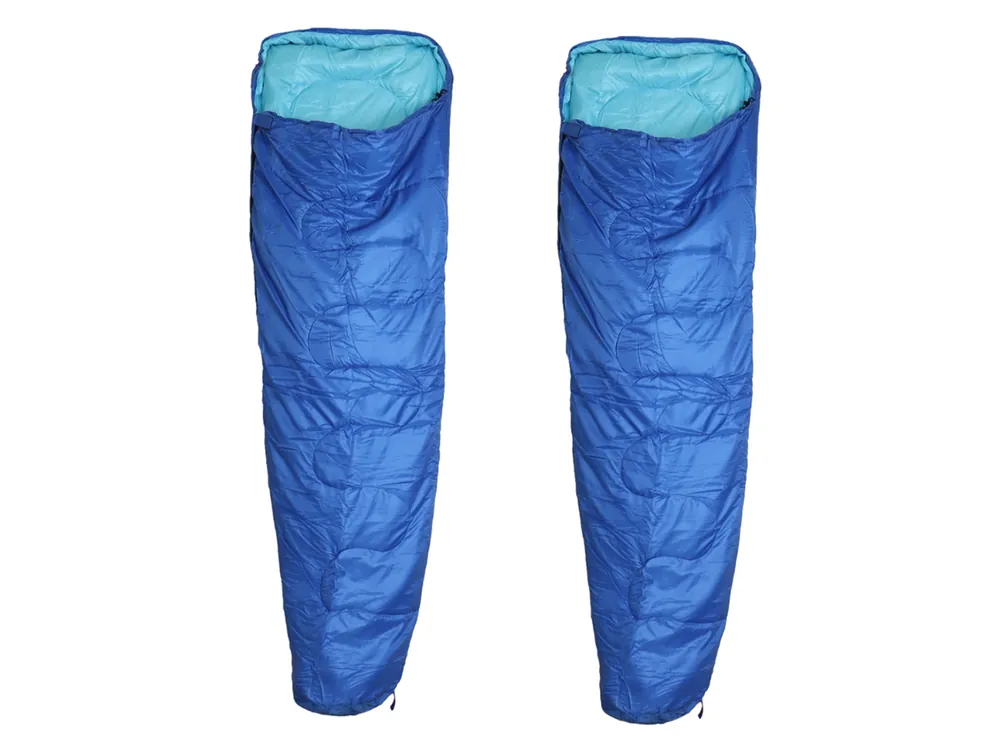 Neu HIXA Polyester 2er-Set Schlafsäcke - Blue