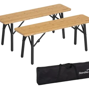 Expressversand Skandika Tobro Bambus Sitzbank - Set von 2