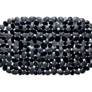 Preiswert IVOL 68 x 35 cm Rutschfeste Badematte - Black