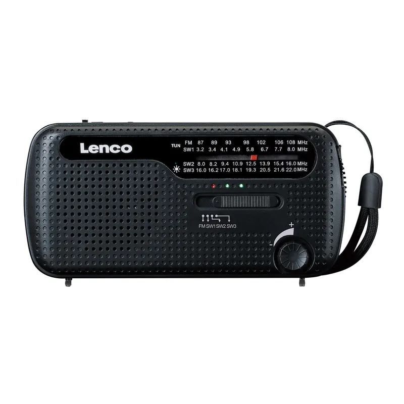 Lenco MCR-113BK Tragbares Notfall Radio Abverkauf