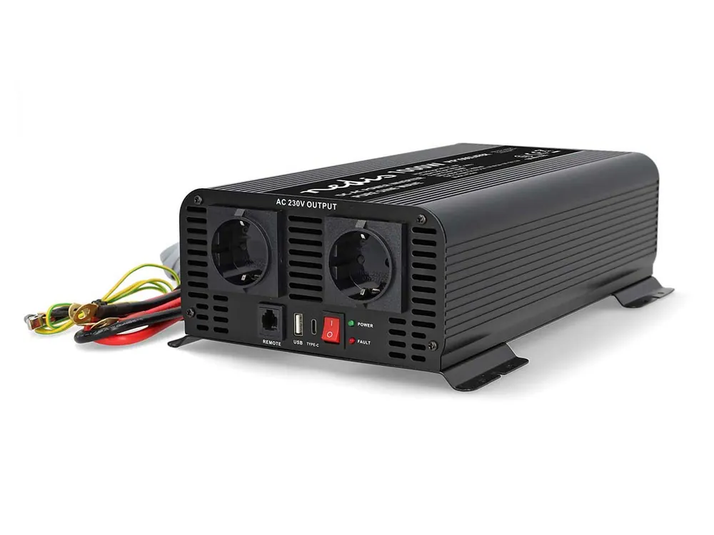 Wochenendangebot Nedis PIP100024FBK reine Sinus-Wellen Power Inverter