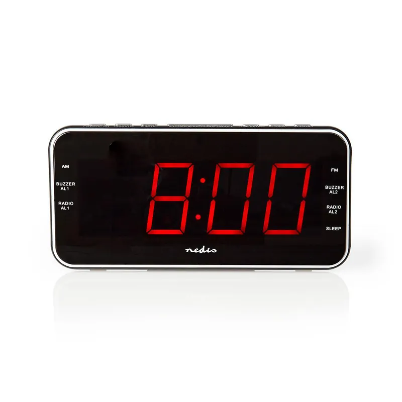Nedis CLAR004BK Digital-Wecker-Radio Jetzt Kaufen
