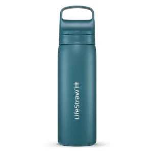 Neue Ware LifeStraw Go 2.0 0,5 l isolierte Wasserfilterflasche - Blue
