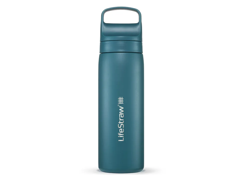 Neue Ware LifeStraw Go 2.0 0,5 l isolierte Wasserfilterflasche - Blue