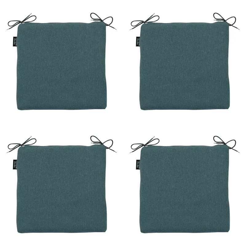 Aktuell Madison Sea Blue Canvas Eco+ Sitzkissen - 4er-Set